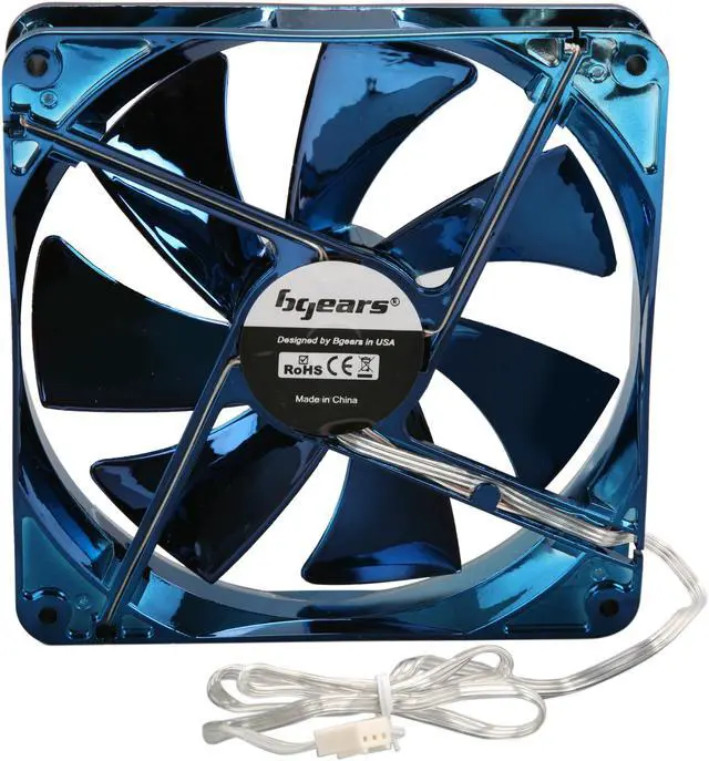 Alt view image 2 of 4 - Bgears b-ice 140mm 140mm Blue LED Case Fan