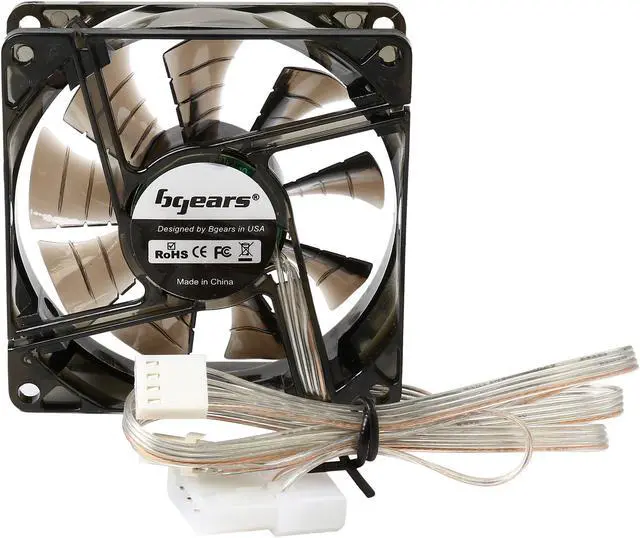 Alt view image 5 of 5 - Bgears b-PWM 80 Translucent Black 2 ball Bearing PWM fan with  500 to 4000RPM, 78CFM, 37dba