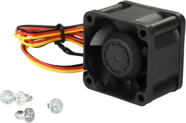 Alt view image 5 of 5 - Bgears b-Blaster 40mm 2 ball bearing High speed 9000 RPM High Airflow 17 CFM 3pin 3wire 12VDC fan.