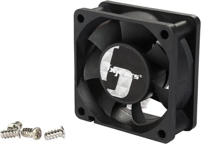 Alt view image 5 of 5 - Bgears b-Blaster 60mm 2 ball bearing High speed 5500 RPM High Airflow 40 CFM 3pin 3wire 12VDC fan.