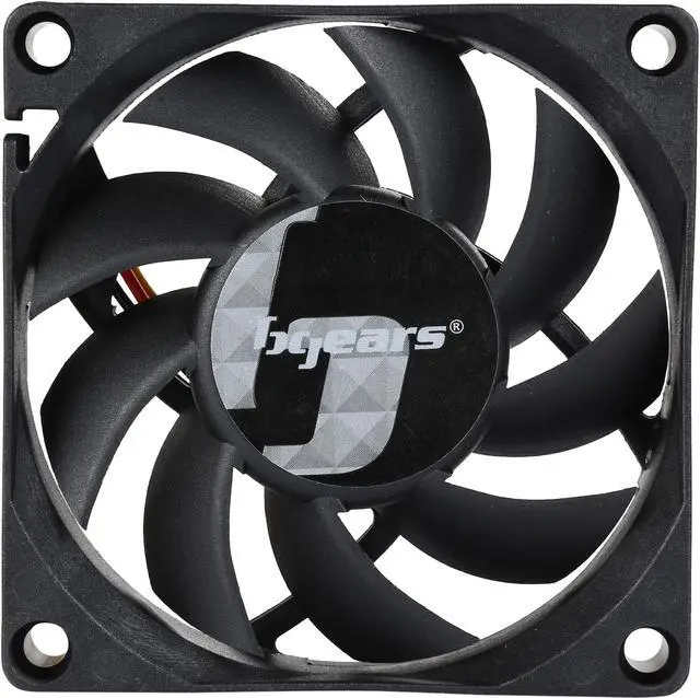 Main image of Bgears b-Blaster 70mm 2 ball bearing High speed 4500 RPM High Airflow 48 CFM 3pin 3wire 12VDC fan.