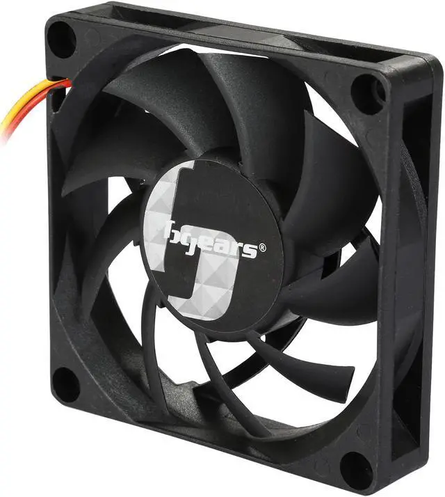 Alt view image 3 of 5 - Bgears b-Blaster 70mm 2 ball bearing High speed 4500 RPM High Airflow 48 CFM 3pin 3wire 12VDC fan.