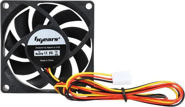 Alt view image 5 of 5 - Bgears b-Blaster 70mm 2 ball bearing High speed 4500 RPM High Airflow 48 CFM 3pin 3wire 12VDC fan.
