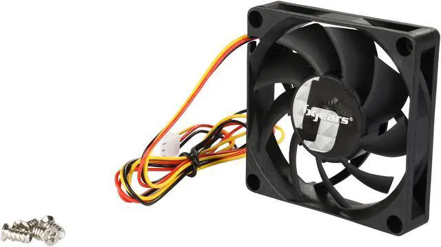 Alt view image 6 of 5 - Bgears b-Blaster 70mm 2 ball bearing High speed 4500 RPM High Airflow 48 CFM 3pin 3wire 12VDC fan.