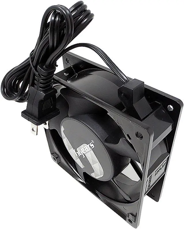 Alt view image 8 of 13 - Bgears b-Blaster-AC 100-125V 2ball bearing Heavy Duty Cast Aluminum 80mm x 38mm 2900 RPM fan