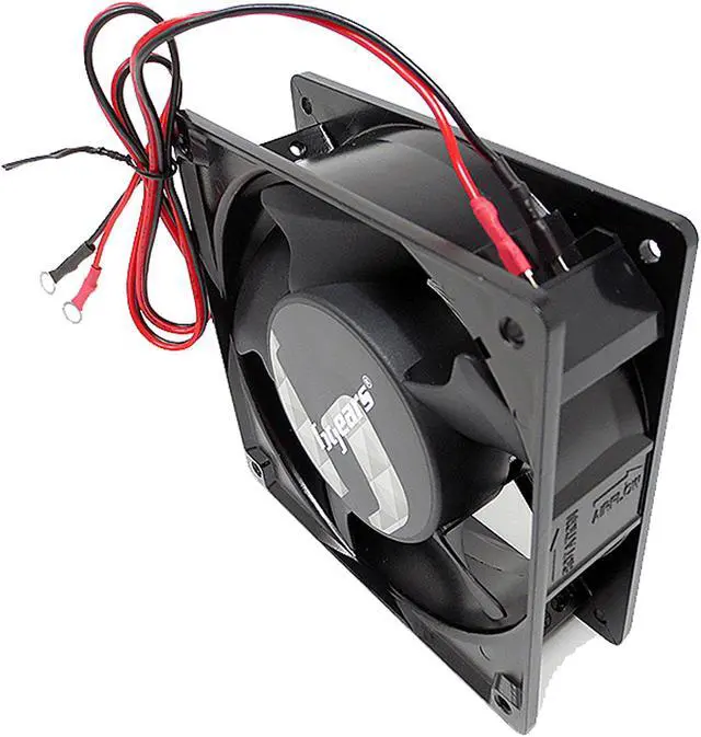Alt view image 10 of 13 - Bgears b-Blaster-AC 100-125V 2ball bearing Heavy Duty Cast Aluminum 80mm x 38mm 2900 RPM fan