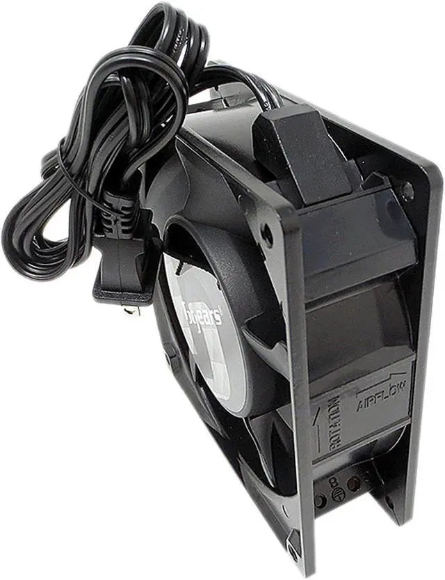 Alt view image 6 of 13 - Bgears b-Blaster-AC 100-125V 2ball bearing Heavy Duty Cast Aluminum 90mm x 38mm 2700 RPM fan