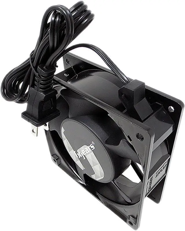 Alt view image 8 of 13 - Bgears b-Blaster-AC 100-125V 2ball bearing Heavy Duty Cast Aluminum 90mm x 38mm 2700 RPM fan