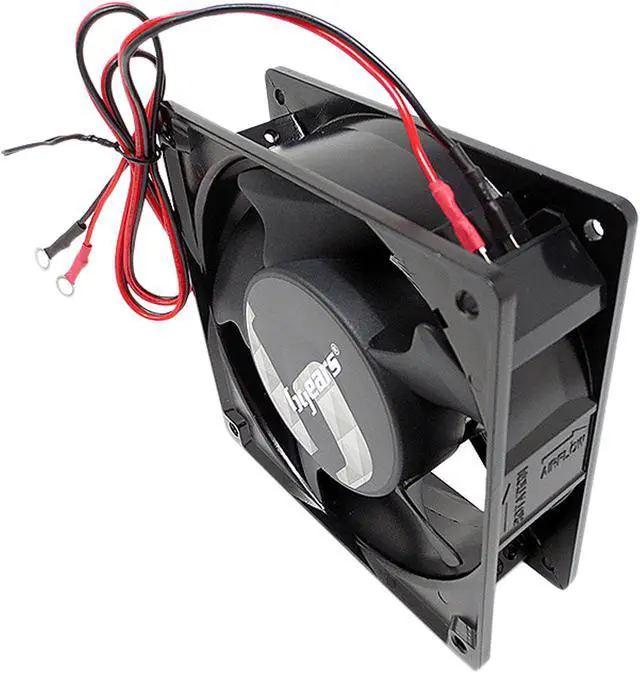 Alt view image 10 of 13 - Bgears b-Blaster-AC 100-125V 2ball bearing Heavy Duty Cast Aluminum 90mm x 38mm 2700 RPM fan