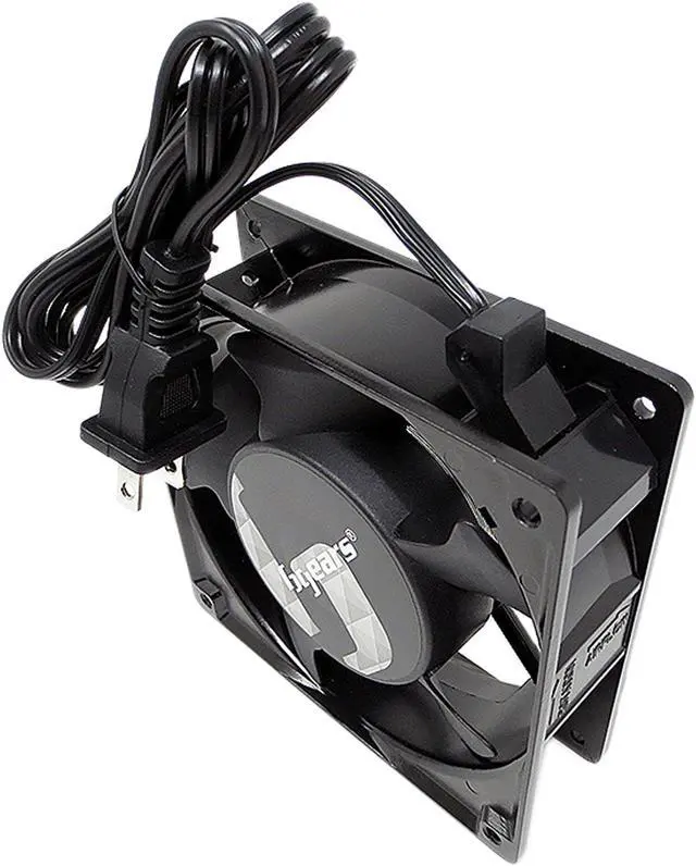 Alt view image 6 of 12 - Bgears b-Blaster-AC 100-125V 2ball bearing Heavy Duty Cast Aluminum 120mm x 38mm 2800 RPM fan