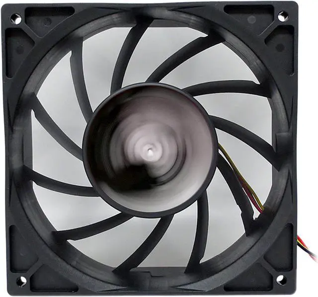 Alt view image 7 of 9 - Bgears b-Blaster 140x38mm 2 ball bearing High Speed 5200 RPM High Airflow 308 CFM 4pin 4wire PWM 12VDC fan.