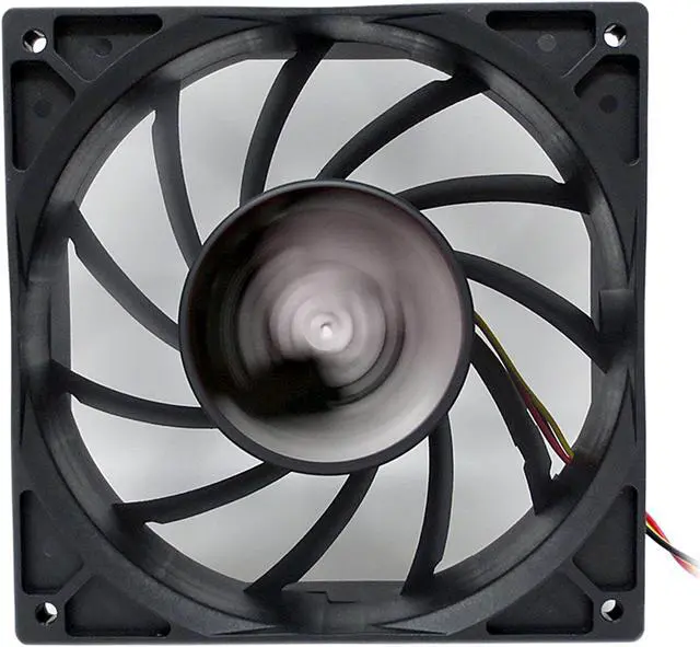 Alt view image 7 of 9 - Bgears b-Blaster 24V 140x38mm 2 ball bearing High Speed 5200 RPM High Airflow 308 CFM 3pin 3wire PWM 24VDC fan.