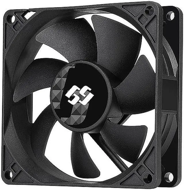 Alt view image 3 of 5 - Bgears b-BlasterPWM 80mm 2 ball bearing PWM fan with speed range from 600 to 5000 RPM AirFlow 98 CFM 4pin 4wire PWM 12VDC fan.