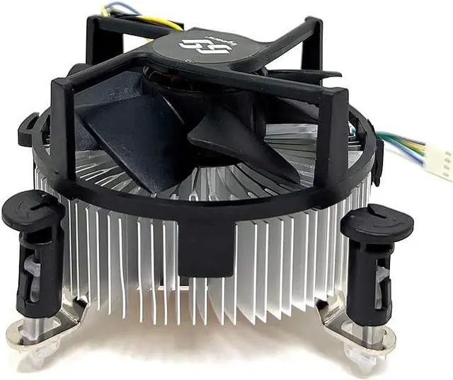 Alt view image 6 of 11 - Bluegears Bgears b-Cooler LGA115X CPU Cooler with Copper Core, 1-Inch-Thick Aluminum Heatsink, 90mm PWM fan for 90W TDP. Support motherboard for Intel CPU i3/i5/i7 with LGA 7775/1150/1151/1155/1156