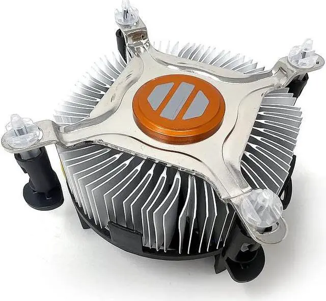 Alt view image 11 of 11 - Bluegears Bgears b-Cooler LGA115X CPU Cooler with Copper Core, 1-Inch-Thick Aluminum Heatsink, 90mm PWM fan for 90W TDP. Support motherboard for Intel CPU i3/i5/i7 with LGA 7775/1150/1151/1155/1156