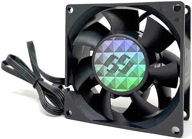 Alt view image 2 of 11 - Bgears b-BlasterPWM 80x38 80mm Non-LED LED Case Fan