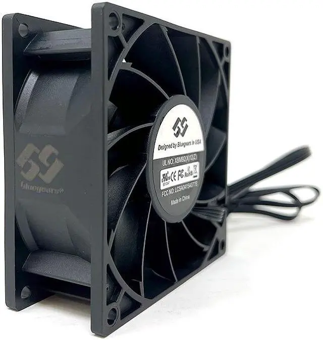 Alt view image 3 of 9 - Bgears b-BlasterPWM 90x38 90mm Non-LED LED Case Fan