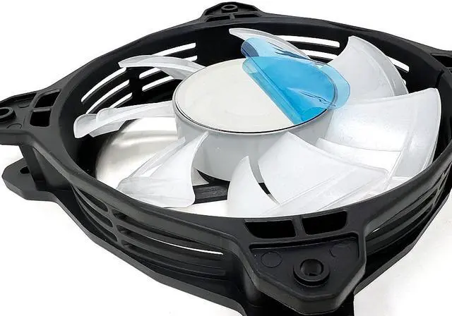 Alt view image 14 of 19 - Bgears b-PWM Vortex 120 RGB 120mm Non-LED LED Case Fan