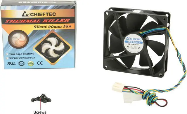 Alt view image 9 of 9 - Chieftec AF-0925PWM 92mm Case cooler