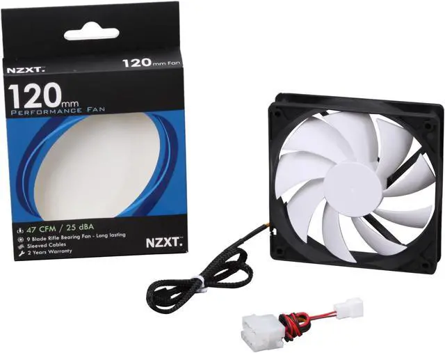 Alt view image 5 of 5 - NZXT FN-120RB Case cooler