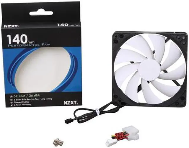 Alt view image 5 of 5 - NZXT FN-140RB 140mm Case cooler