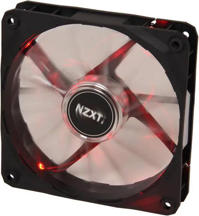 Main image of NZXT Air Flow Series RF-FZ120-R1 Red LED Case Fan