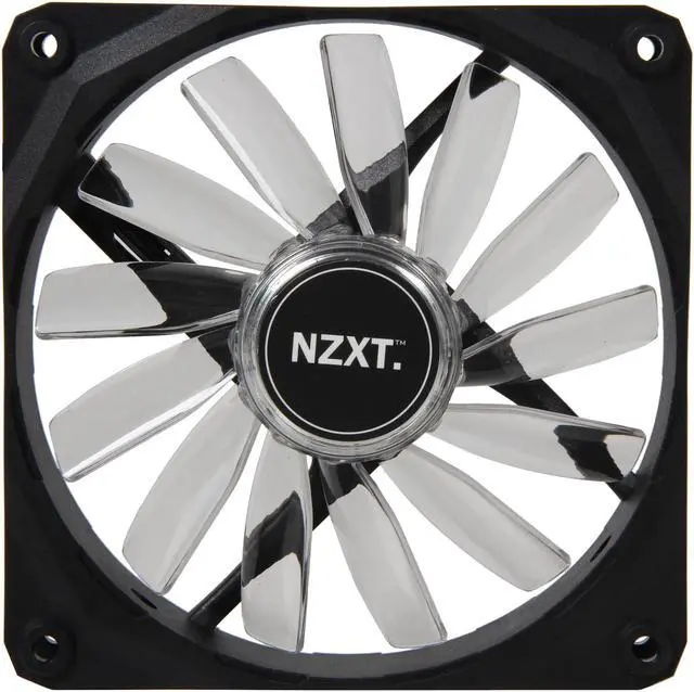 Alt view image 2 of 5 - NZXT Air Flow Series RF-FZ120-R1 Red LED Case Fan