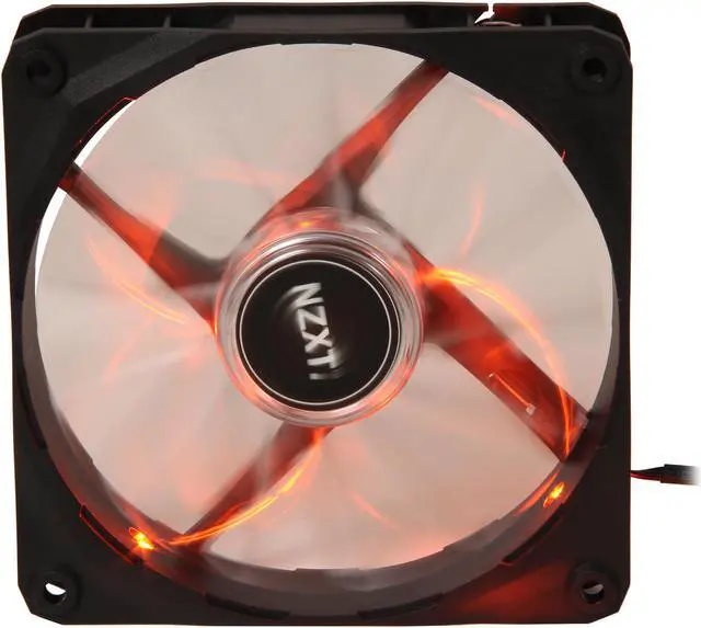 Main image of NZXT Air Flow Series RF-FZ120-O1 Orange LED Case Fan