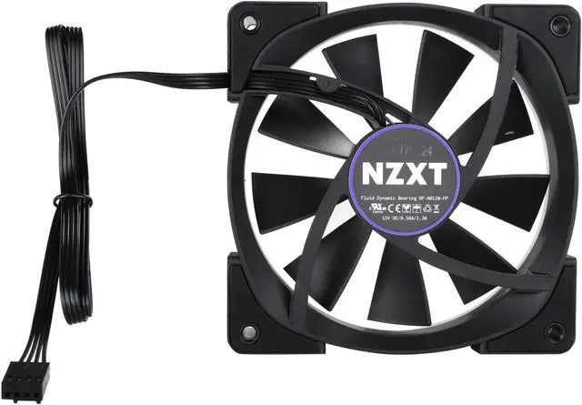 Alt view image 5 of 12 - NZXT RF-AR120-T1 RGB LED Aer RGB120 Triple Pack 3 x Advanced RGB LED PWM Fan for HUE+