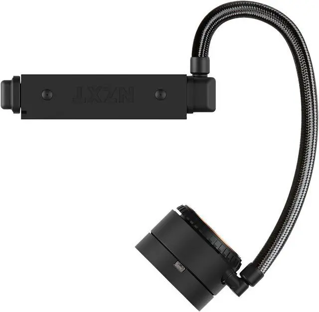 Alt view image 8 of 12 - NZXT Kraken M22 120mm - All-In-One RGB CPU Liquid Cooler - CAM-Powered - Infinity Mirror Design - Reinforced Extended Tubing - Aer P120mm PWM Radiator Fan LGA 1700 Compatible