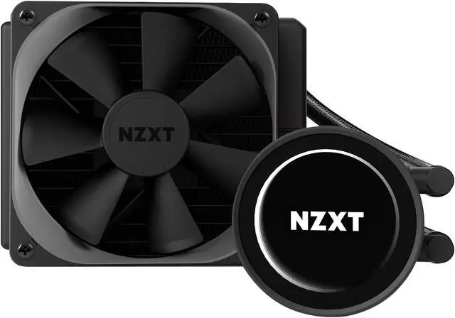 Alt view image 5 of 12 - NZXT Kraken M22 120mm - All-In-One RGB CPU Liquid Cooler - CAM-Powered - Infinity Mirror Design - Reinforced Extended Tubing - Aer P120mm PWM Radiator Fan LGA 1700 Compatible