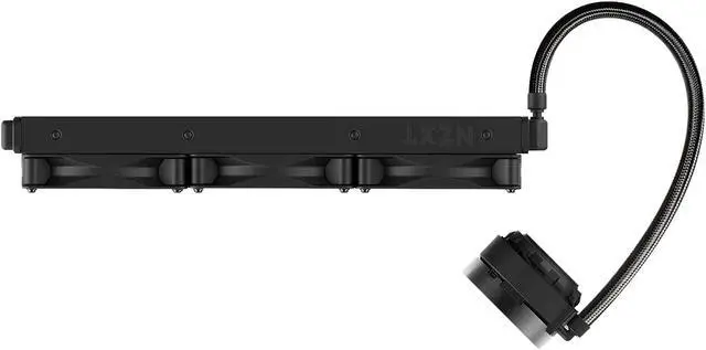 Alt view image 17 of 20 - NZXT Kraken X72 360mm - All-In-One RGB CPU Liquid Cooler - CAM-Powered - Infinity Mirror Design - Performance Engineered Pump - Reinforced Extended Tubing - Aer P120mm Radiator Fan (3 Included)