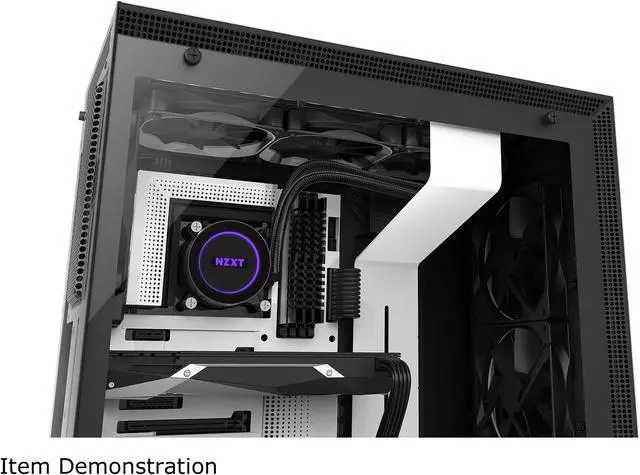 Alt view image 20 of 20 - NZXT Kraken X72 360mm - All-In-One RGB CPU Liquid Cooler - CAM-Powered - Infinity Mirror Design - Performance Engineered Pump - Reinforced Extended Tubing - Aer P120mm Radiator Fan (3 Included)