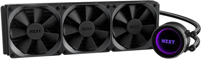 Alt view image 11 of 20 - NZXT Kraken X72 360mm - All-In-One RGB CPU Liquid Cooler - CAM-Powered - Infinity Mirror Design - Performance Engineered Pump - Reinforced Extended Tubing - Aer P120mm Radiator Fan (3 Included)