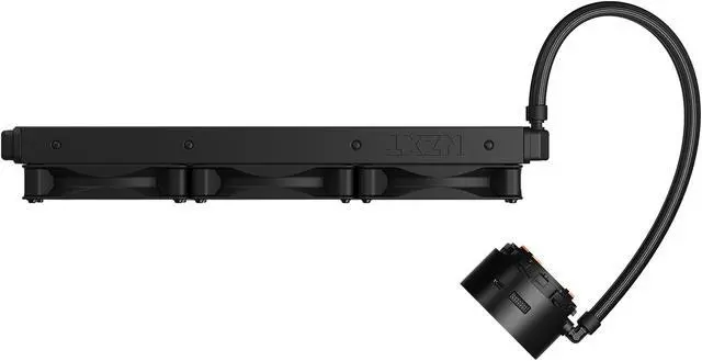 Alt view image 3 of 7 - NZXT Kraken Z Series Z63 280mm - RL-KRZ63-01 - AIO RGB CPU Liquid Cooler - Customizable LCD Display - Improved Pump - Powered by CAM V4 - RGB Connector - Aer P 140mm Radiator Fans LGA 1700 Compatible