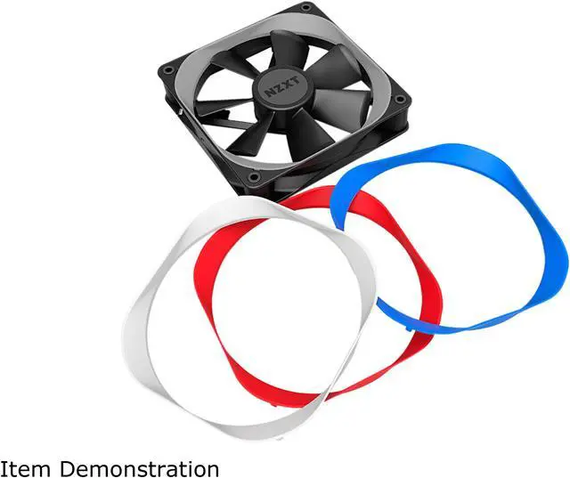 Alt view image 3 of 3 - NZXT Aer Trim RF-ACT14-W1 140mm White Color Trim for the Aer Series Fans