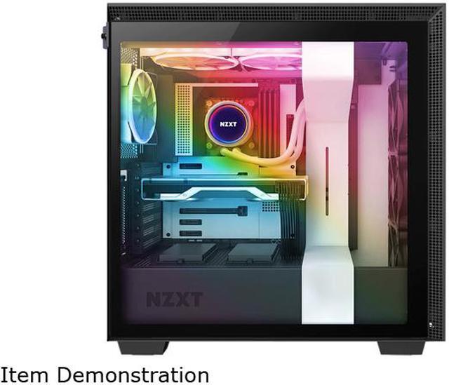 Alt view image 6 of 7 - NZXT Kraken X63 RGB 280mm - RL-KRX63-RW - AIO RGB CPU Liquid Cooler - Rotating Infinity Mirror Design - Powered By CAM V4 - RGB Connector - 2 x Aer P 140mm Radiator Fans White LGA 1700 Compatible