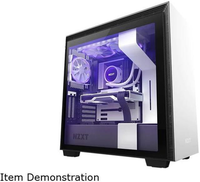 Alt view image 7 of 7 - NZXT Kraken X63 RGB 280mm - RL-KRX63-RW - AIO RGB CPU Liquid Cooler - Rotating Infinity Mirror Design - Powered By CAM V4 - RGB Connector - 2 x Aer P 140mm Radiator Fans White LGA 1700 Compatible
