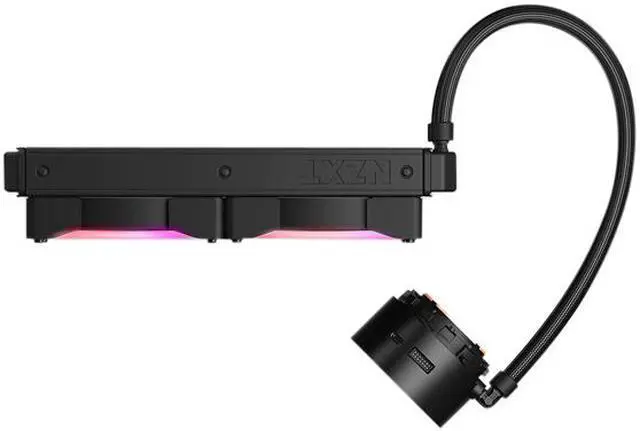 Alt view image 3 of 7 - NZXT Kraken Z53 240mm Liquid Cooler with LCD Display - Black