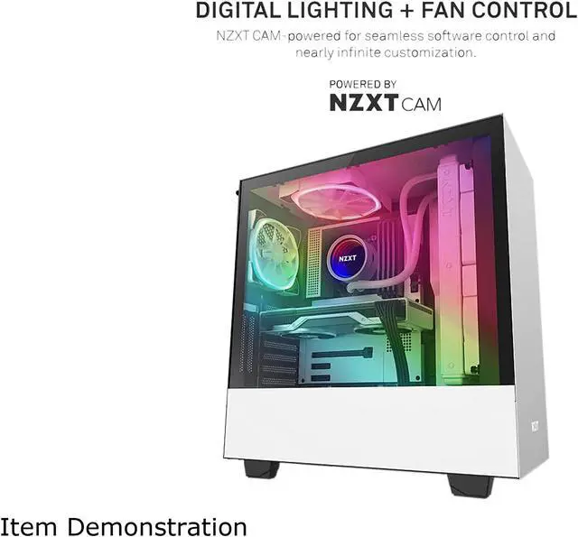 Alt view image 7 of 7 - NZXT HF-2814C-DW 140mm RGB LED White Aer RGB 2 PWM 1500RPM Fan Twin Stater Pack
