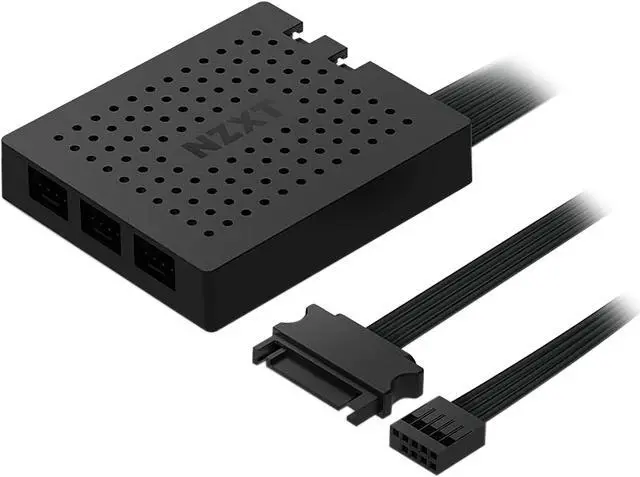 Alt view image 4 of 7 - NZXT HF-2814C-DB 140mm RGB LED Black Aer RGB 2 PWM 1500RPM Fan Twin Stater Pack
