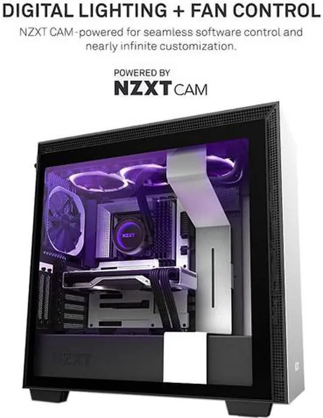 Alt view image 7 of 7 - NZXT HF-2812C-TW Aer RGB 2 120mm Triple Starter Pack Case Fan - White