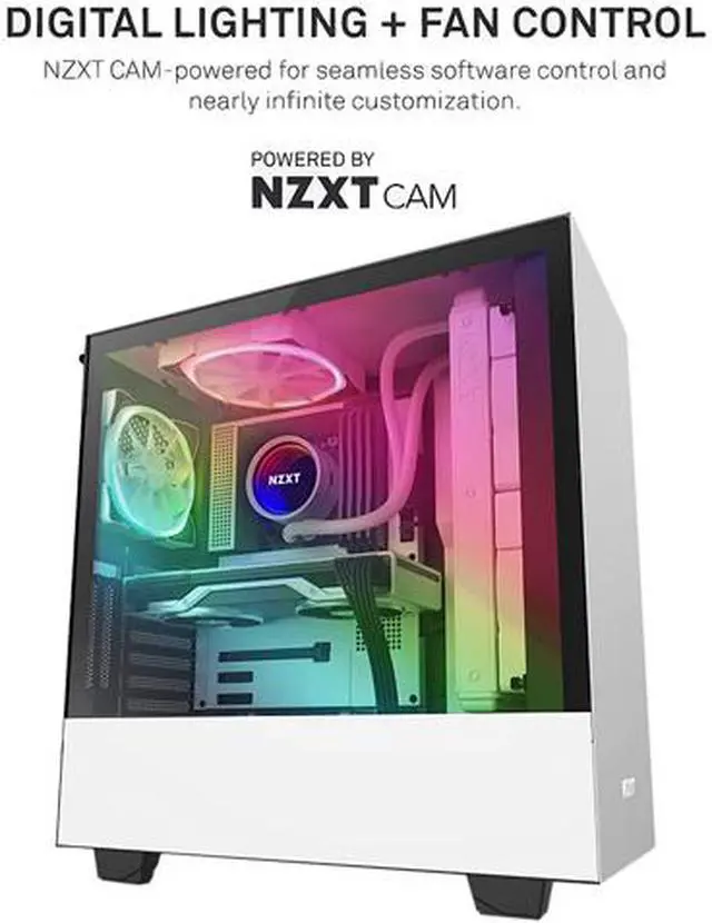 Alt view image 7 of 7 - NZXT HF-2814C-DW 140mm RGB LED White Aer RGB 2 PWM 1500RPM Fan Twin Stater Pack