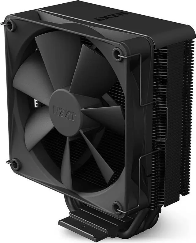 Alt view image 2 of 12 - NZXT T120 CPU Air Cooler - RC-TN120-B1 - CPU Liquid Cooler - Conductive Copper Pipes - Fluid Dynamic Bearings - AMD AM4, AM3+, AM3 and Intel LGA 1851, 1700 Compatible - Black