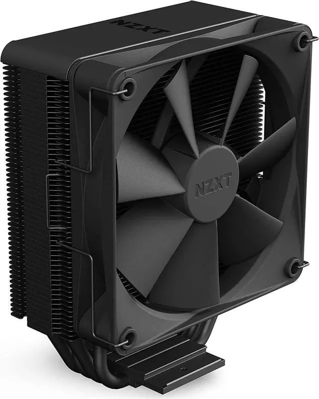 Alt view image 3 of 12 - NZXT T120 CPU Air Cooler - RC-TN120-B1 - CPU Liquid Cooler - Conductive Copper Pipes - Fluid Dynamic Bearings - AMD AM4, AM3+, AM3 and Intel LGA 1851, 1700 Compatible - Black