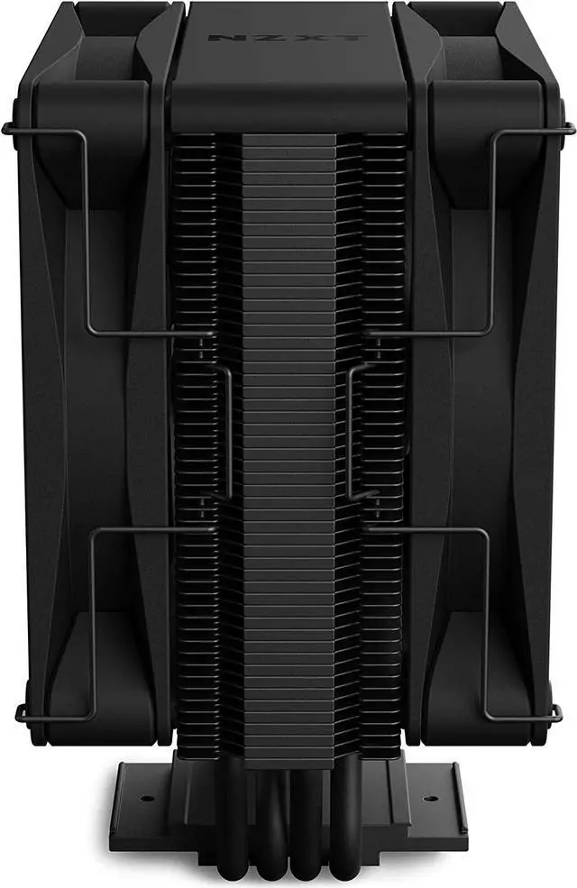 Alt view image 5 of 12 - NZXT T120 CPU Air Cooler - RC-TN120-B1 - CPU Liquid Cooler - Conductive Copper Pipes - Fluid Dynamic Bearings - AMD AM4, AM3+, AM3 and Intel LGA 1851, 1700 Compatible - Black