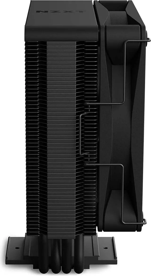 Alt view image 6 of 12 - NZXT T120 CPU Air Cooler - RC-TN120-B1 - CPU Liquid Cooler - Conductive Copper Pipes - Fluid Dynamic Bearings - AMD AM4, AM3+, AM3 and Intel LGA 1851, 1700 Compatible - Black