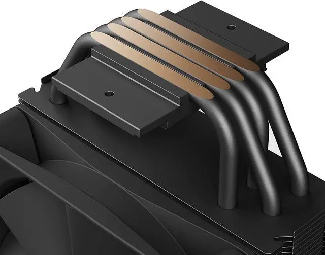 Alt view image 10 of 12 - NZXT T120 CPU Air Cooler - RC-TN120-B1 - CPU Liquid Cooler - Conductive Copper Pipes - Fluid Dynamic Bearings - AMD AM4, AM3+, AM3 and Intel LGA 1851, 1700 Compatible - Black