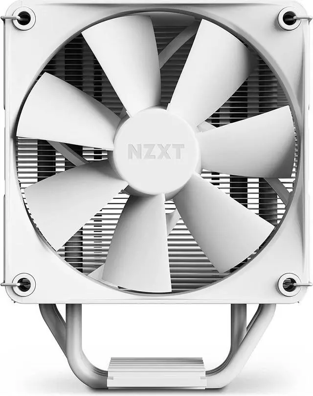 Alt view image 4 of 12 - NZXT T120 CPU Air Cooler - RC-TN120-W1 - CPU Liquid Cooler - Conductive Copper Pipes - Fluid Dynamic Bearings - AMD and Intel Compatibility - White