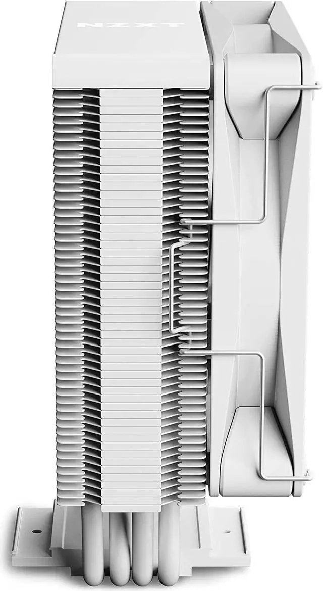 Alt view image 6 of 12 - NZXT T120 CPU Air Cooler - RC-TN120-W1 - CPU Liquid Cooler - Conductive Copper Pipes - Fluid Dynamic Bearings - AMD and Intel Compatibility - White